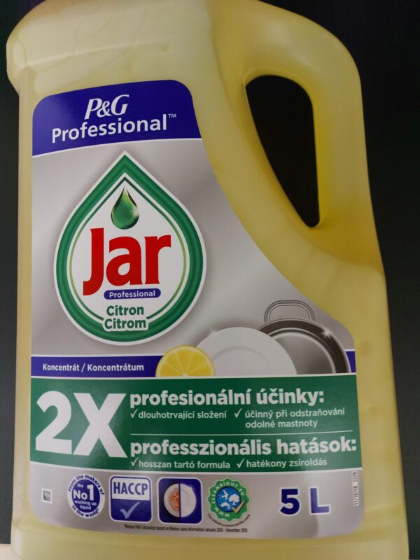 JAR originál na nádobí 5 litrů citron - Obrázek 2