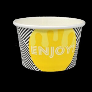 Papírová miska 100 ml na zmrzlinu nebo sorbet s potiskem (50 ks)