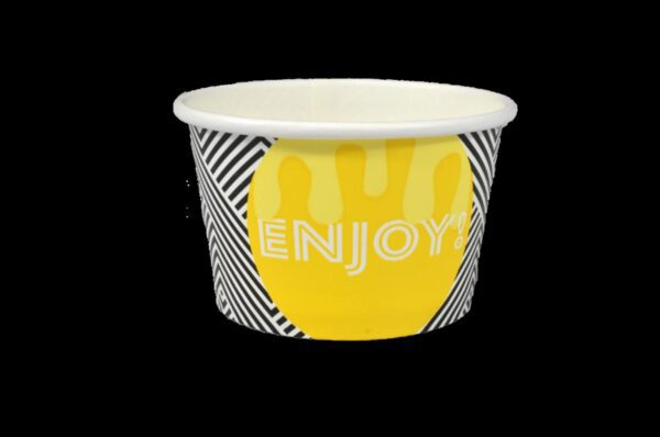 Papírová miska 100 ml na zmrzlinu nebo sorbet s potiskem (50 ks)