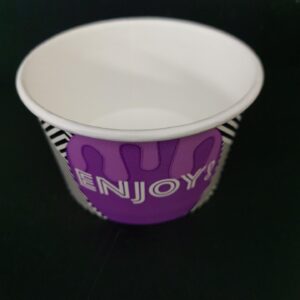 Papírová miska 200 ml na zmrzlinu nebo sorbet s potiskem (50 ks)