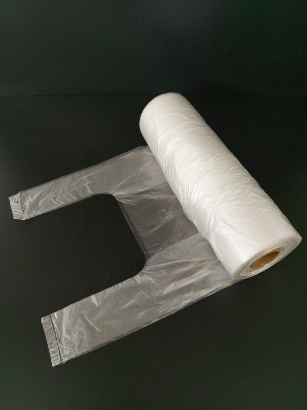 Tašky (sáčky) HDPE s ušima 5 kg, 8 mic (250 ks)
