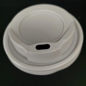 Víčko PP na kelímky CTG bílé, průměr  62 mm (100 ks)