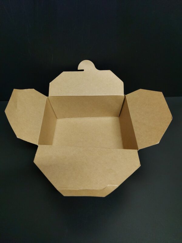 Box na jídlo s chlopněmi KRAFT 1300 ml (50 ks) - Obrázek 3