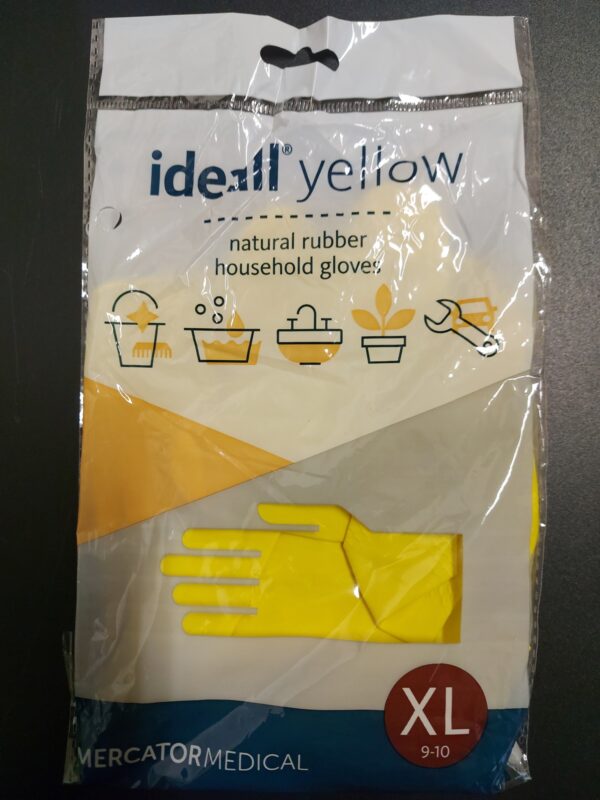 Rukavice latexové XL na úklid - Obrázek 4