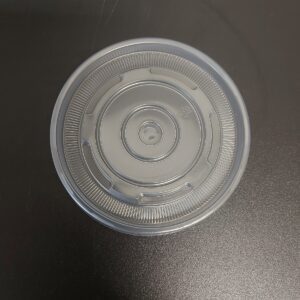 Plastové víčko na polévkovou misku kraft 400 ml, transparentní (50 ks)