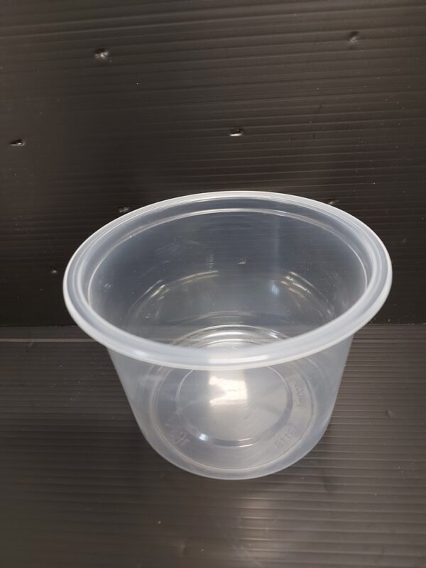 Miska PP na polévku 500 ml transparentní, průměr 115 mm (50 ks)