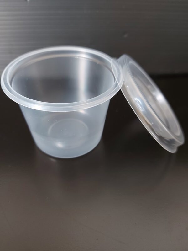 Plastový kelímek PP na dresing kulatý 100 ml, transparentní (100 ks) - Obrázek 3