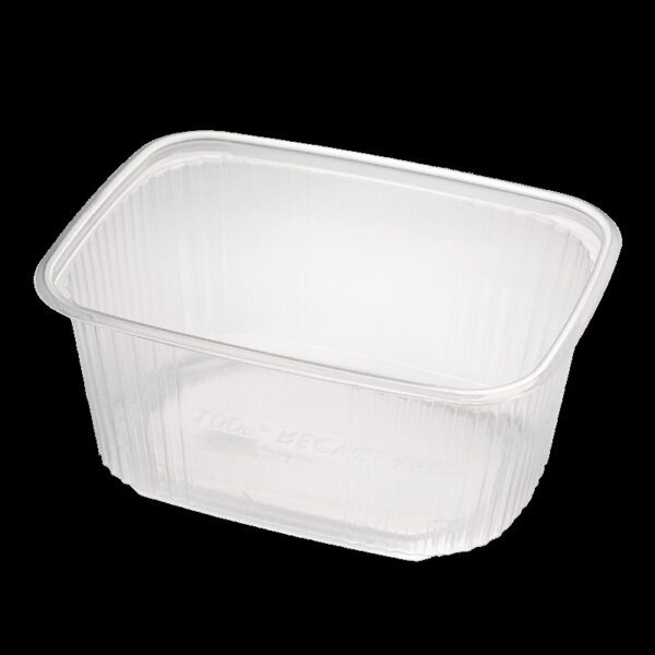 Miska PP hranatá 300 ml transparentní 108x82x59 mm (100 ks)