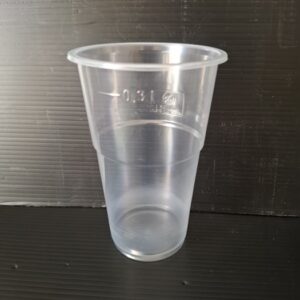 Plastový kelímek PP 0,3 l transparentní (50 ks)