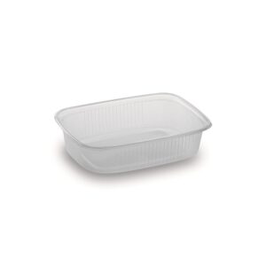 Miska PP hranatá 125 ml transparentní 108x82x24 mm (100 ks)